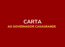 Carta ao Governador Casagrande