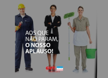 Aplausos a todos os trabalhadores capixabas que não pararam